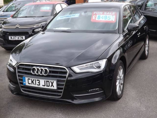 Audi A3 2.0 TDI SE 5dr S Tronic Hatchback Diesel Black
